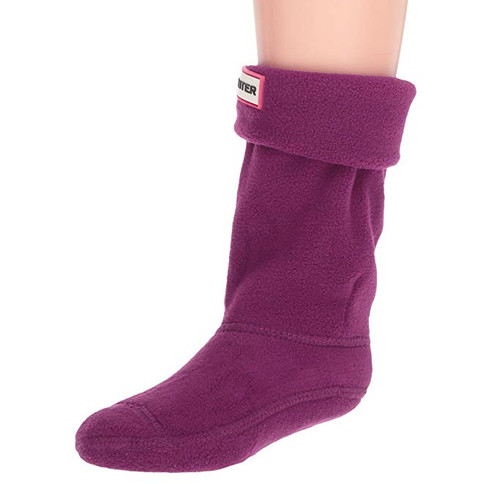Hunter violet fleece welly - violet,