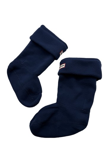 Hunter kids navy blue welly - navy,