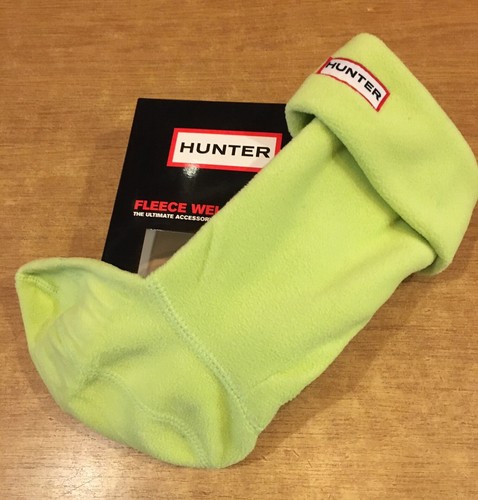 Hunter kids fleece wellingtons - hunter,