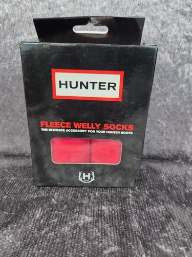 Hunter kids red fleece welly - hunter,